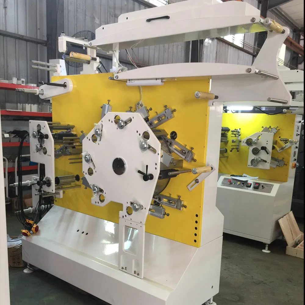 (JR- 1221 ) 3 Colour on Registration Flexo Label Printing Machine for Garment Care Label