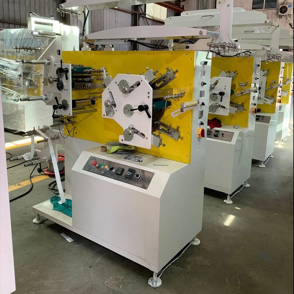 (JR- 1221 ) Double Side High Speed Satin Ribbon Label Flexo Printing Machine