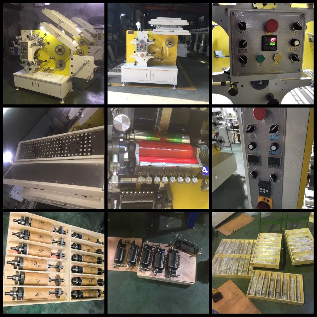 (JR-1221) Roll to Roll 3 Colors Flexible Fabric Label Printing Machine, Flex Printing Machine Price for Garment Labels, Black Satin Ribbons