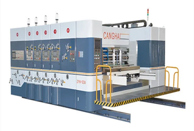 1428 Auto High Speed Flexo 4 Color Printer Machine