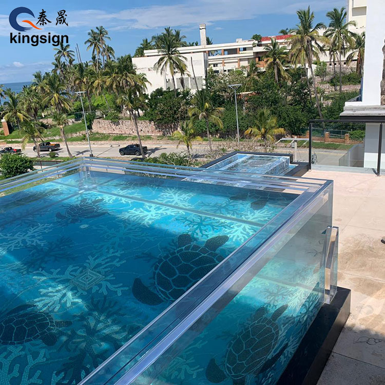 Precautions for using Acrylic swimming pool