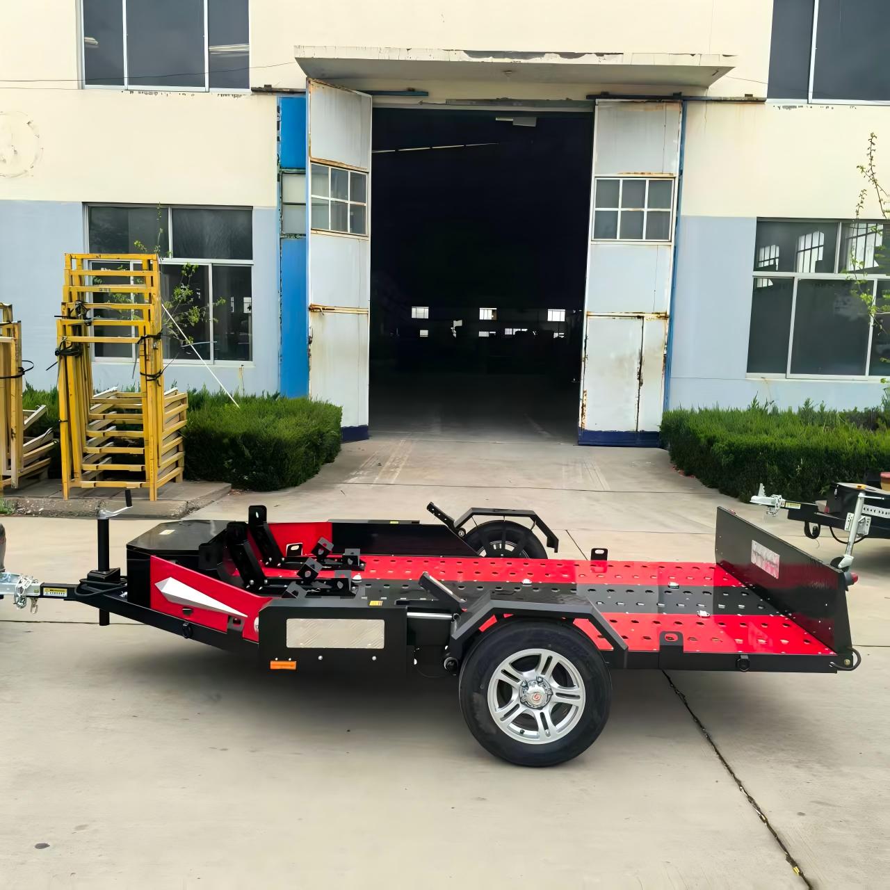 Why the Top Model 190 Remote Control Hydraulic Lift 3-Bike Motorcycle Trailer Stands Out Among Manufacturers