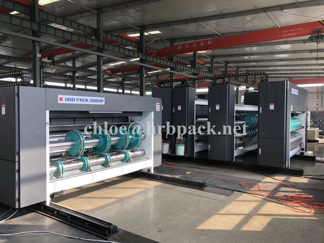 Auto Feeder Chain Printing Slotting Paperboard Machine; Flexo Printer Slotter Box