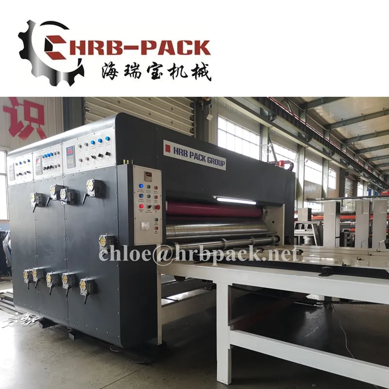 Auto Feeder Chain Printing Slotting Paperboard Machine; Flexo Printer Slotter Box