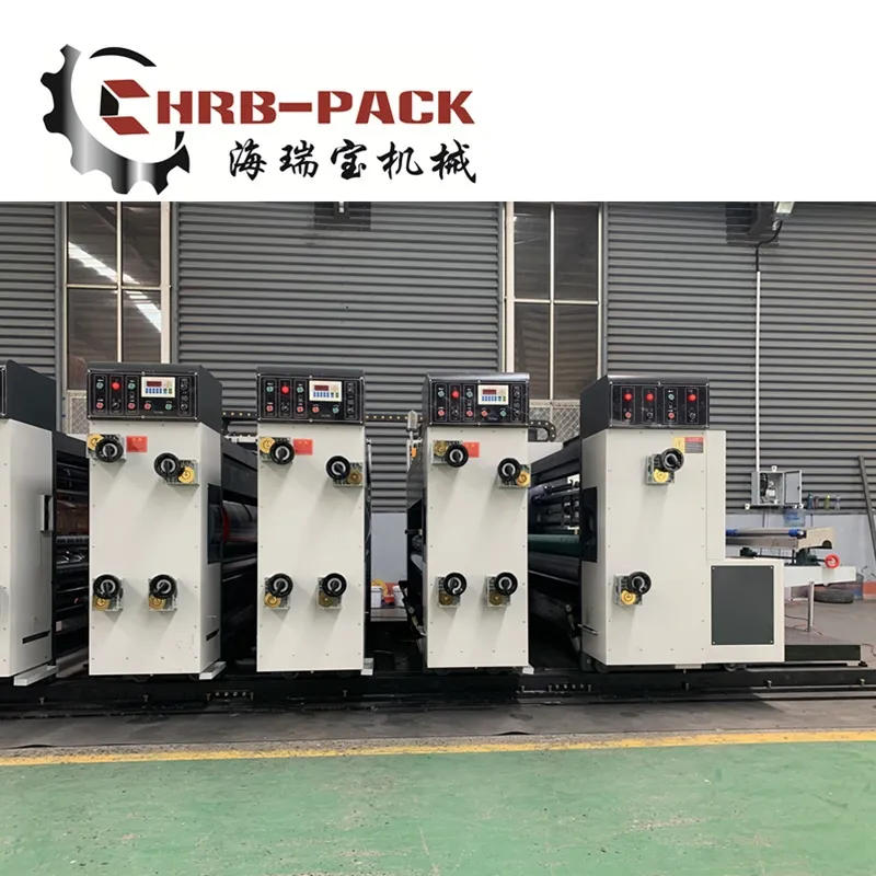 Automatic Lead Edge Feeding Flexographic Printing Slotting Die Cutting Box Machine