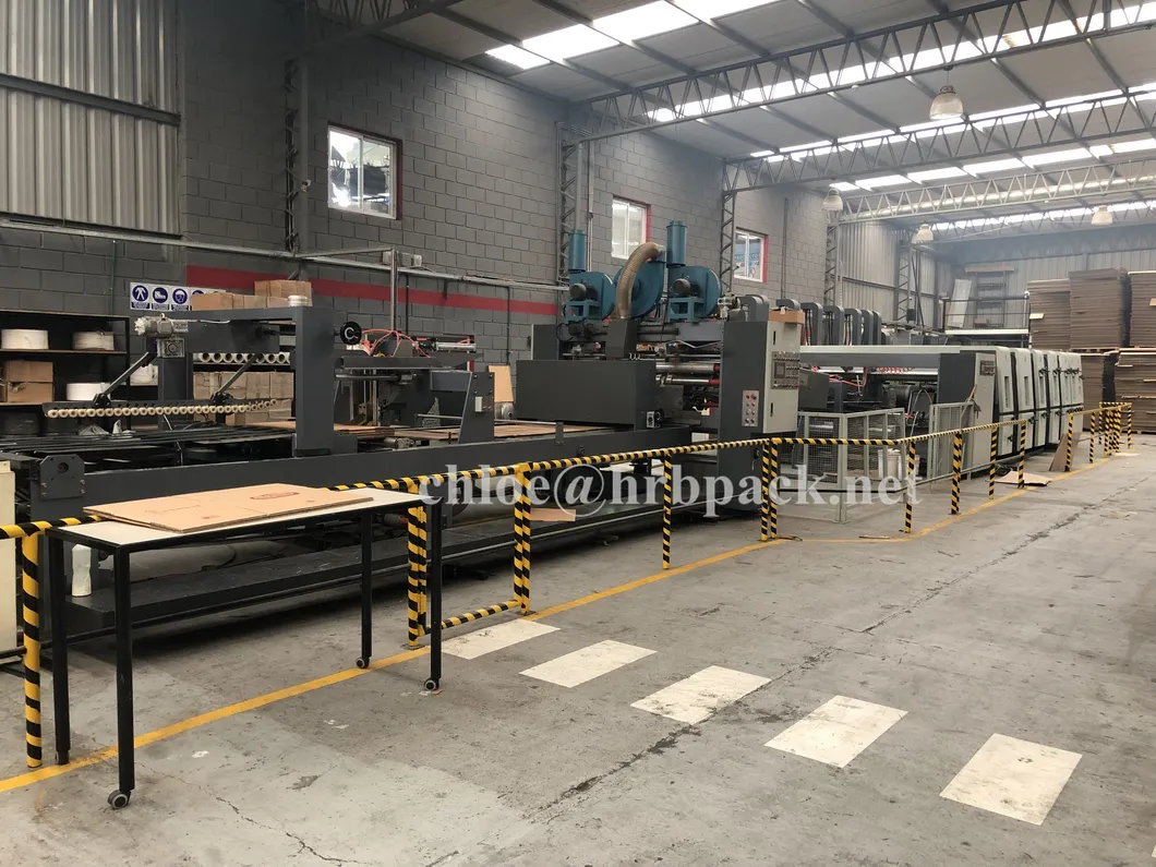 Flexo Printer Slotter Die Cutter Fold Gluer Inline Machine; Packaging Machine; Flexo Printing Machine