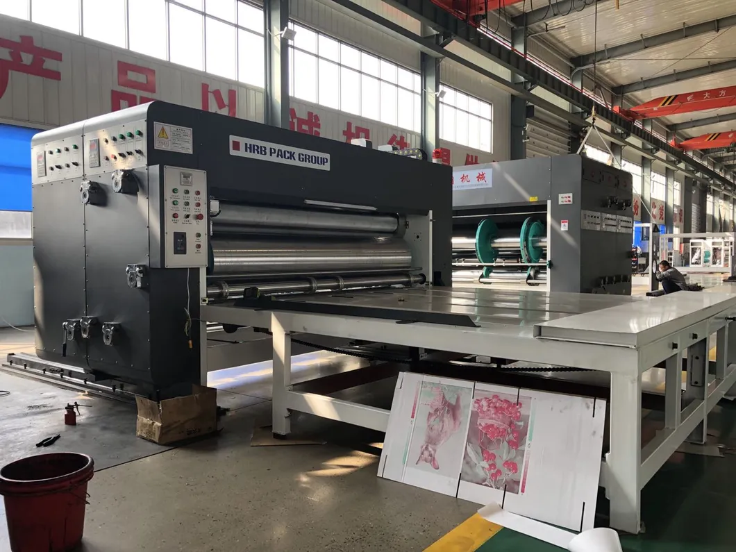 Flexographic Printer Slotter Die Cutter Box Machine