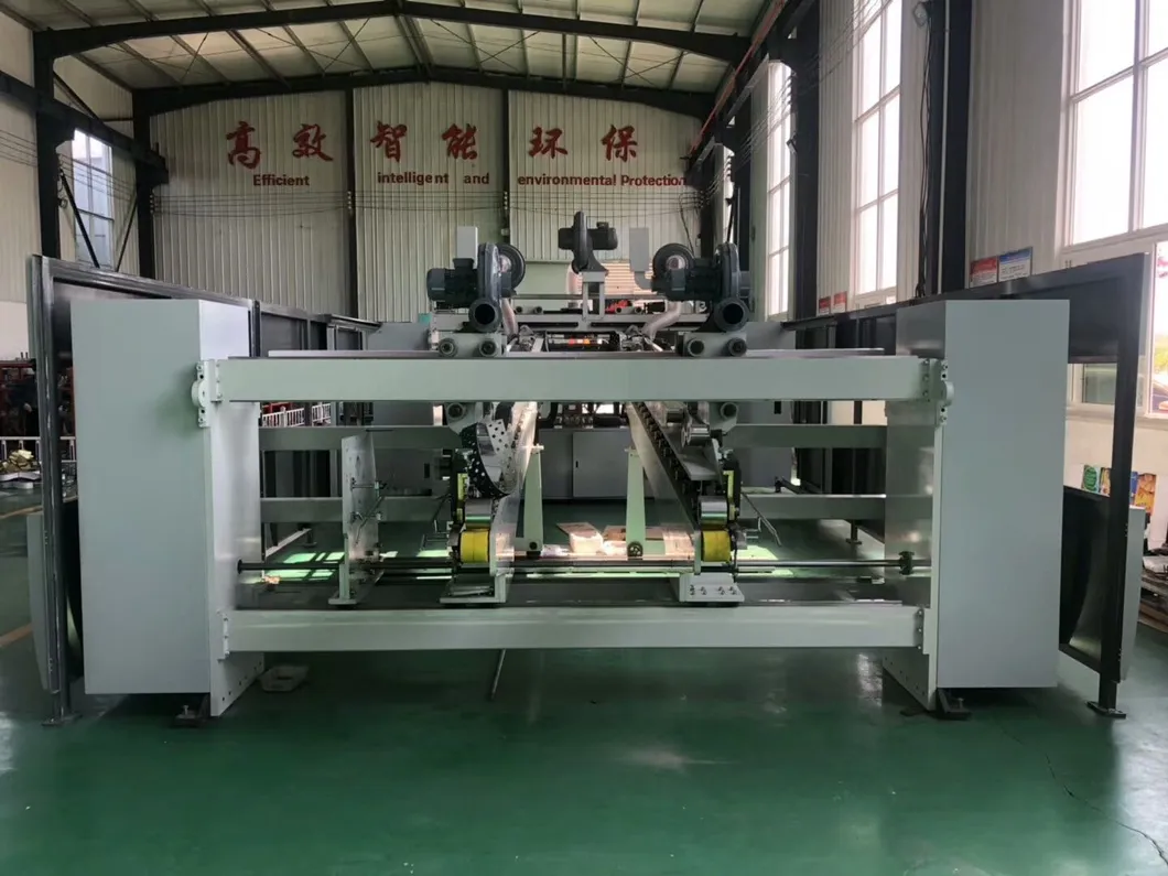 Flexographic Printing Fold Gluer Box Inline Machine; China Case Maker Box
