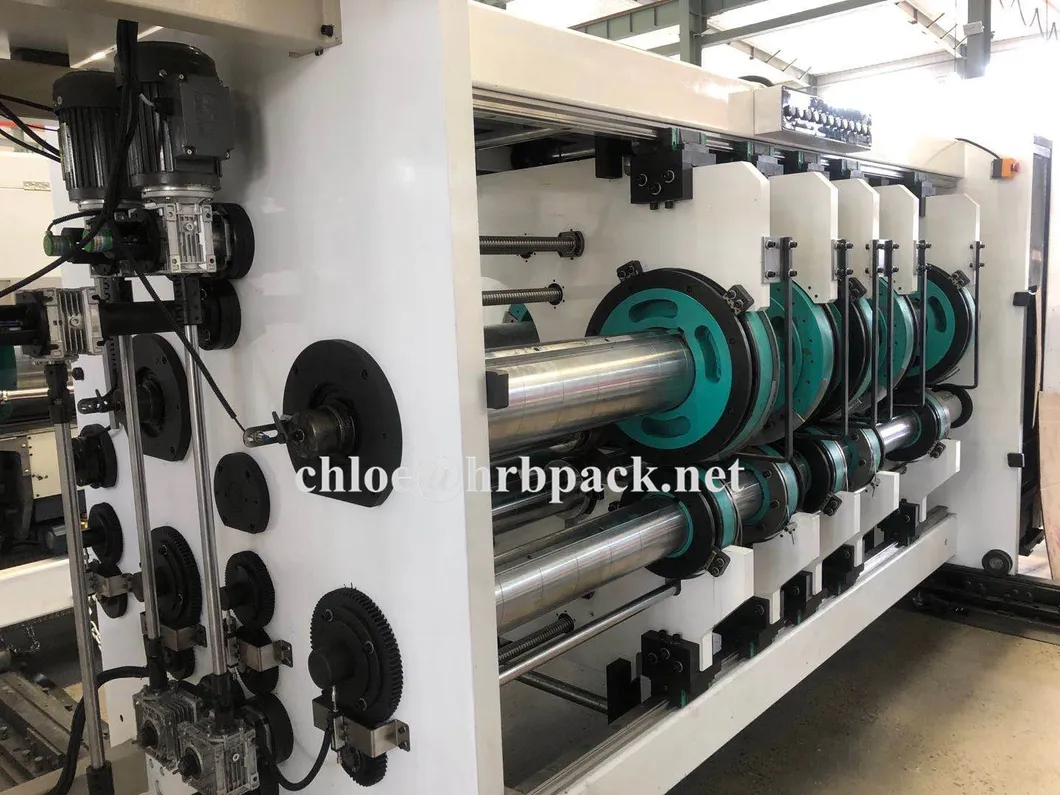 Flexographic Printing Fold Gluer Box Inline Machine; China Case Maker Box