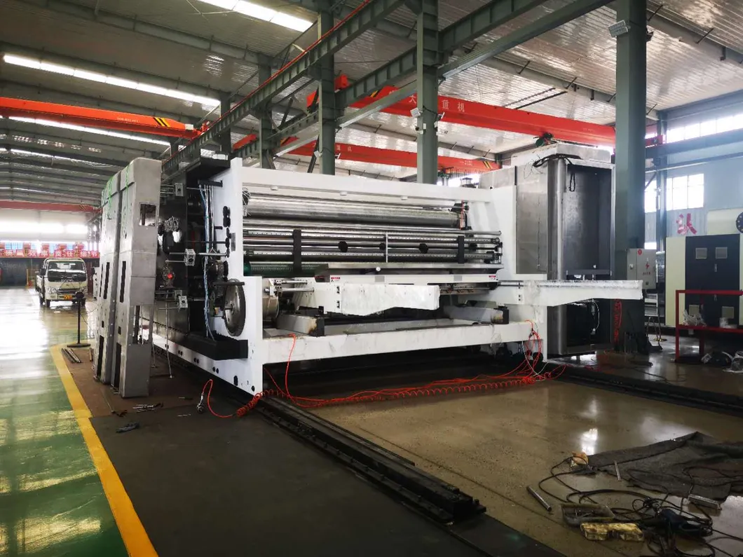 Flexographic Printing Slotting Die Cutting Box Machine; Lead Edge Feed Printer Slotter Box Machine