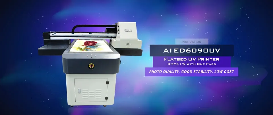 Glass Ceramic Leather Wood Metal Printing Machine Wer-Et6090UV