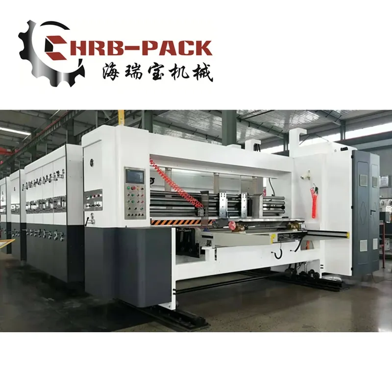 High Speed 4 Color Printer Slotter Die Cutter Box Machine; 1600*2800mm Big Size Printing Box Machine