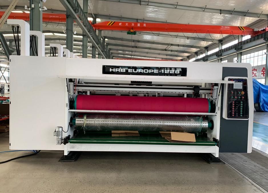 High Speed 4color Printing Slotting Die Cutting Box Machine; Flexo Printer Machine