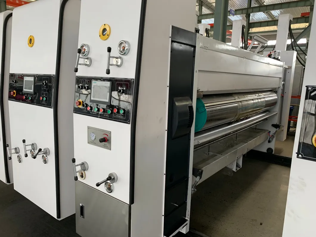 High Speed 4color Printing Slotting Die Cutting Stacker Paperboard Machine; Automatic Flexo Printer Slotter Die Cutter Machine