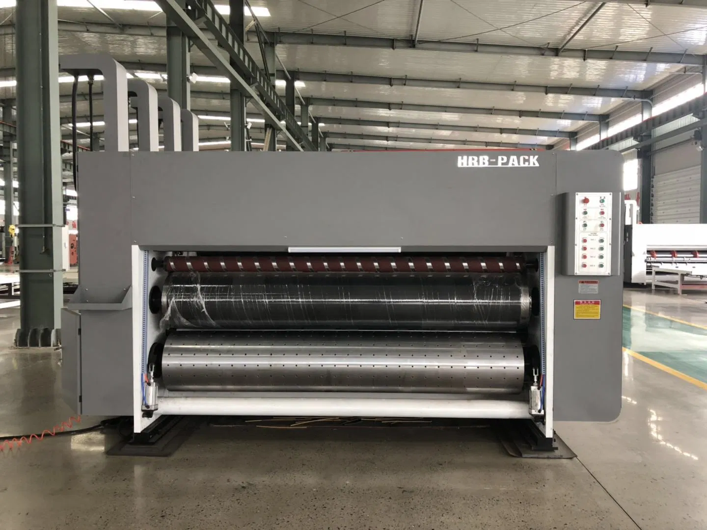 Hrb 3 Flexo Printer Die Cutter Box Machine/Printing Die Cutting Pizza Box Machine/Making Carton Box Machine