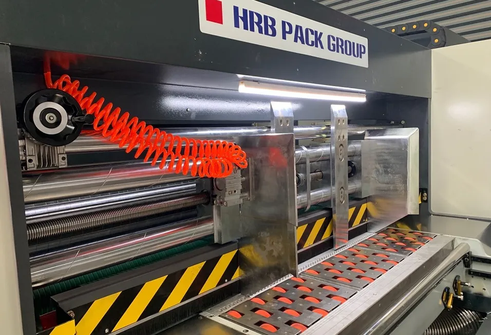 Hrb 3 Flexo Printer Die Cutter Box Machine/Printing Die Cutting Pizza Box Machine/Making Carton Box Machine