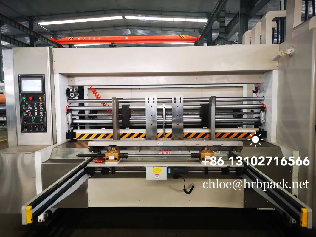Hrb 5color Flexo Printing Slotting Die Cutting Carton Box Machine; Flexo Printing Machine