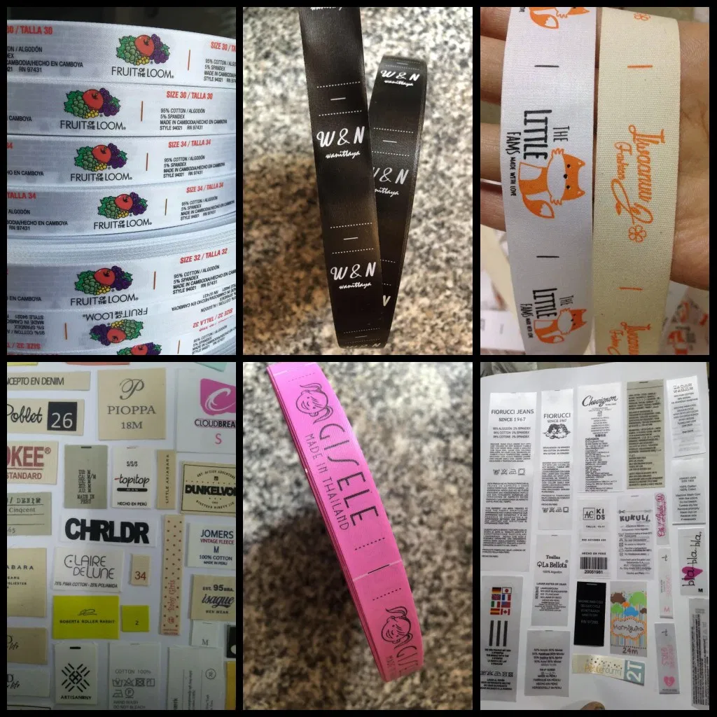 Jr-1221 Flexo Woven Fabric Label Printing Machine for Garment Cloths Label Polyester Satin Cotton Tape Nylon Taffeta and Paper