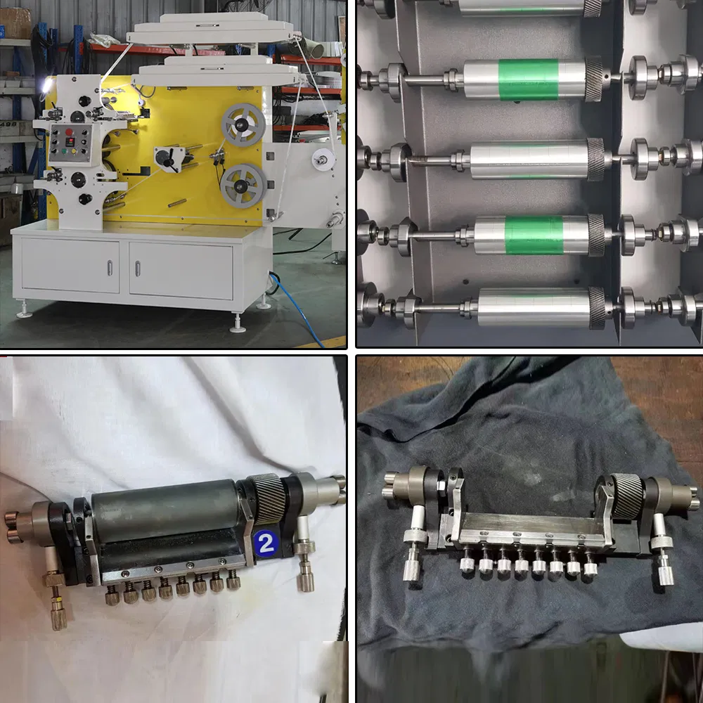 Roll to Roll Mini Size Polyester Satin Ribbon Flexo Printing Machine(JR1221) Automatic Double Side 3 Color Garment Care Label Printing Machine For Nylon Taffeta