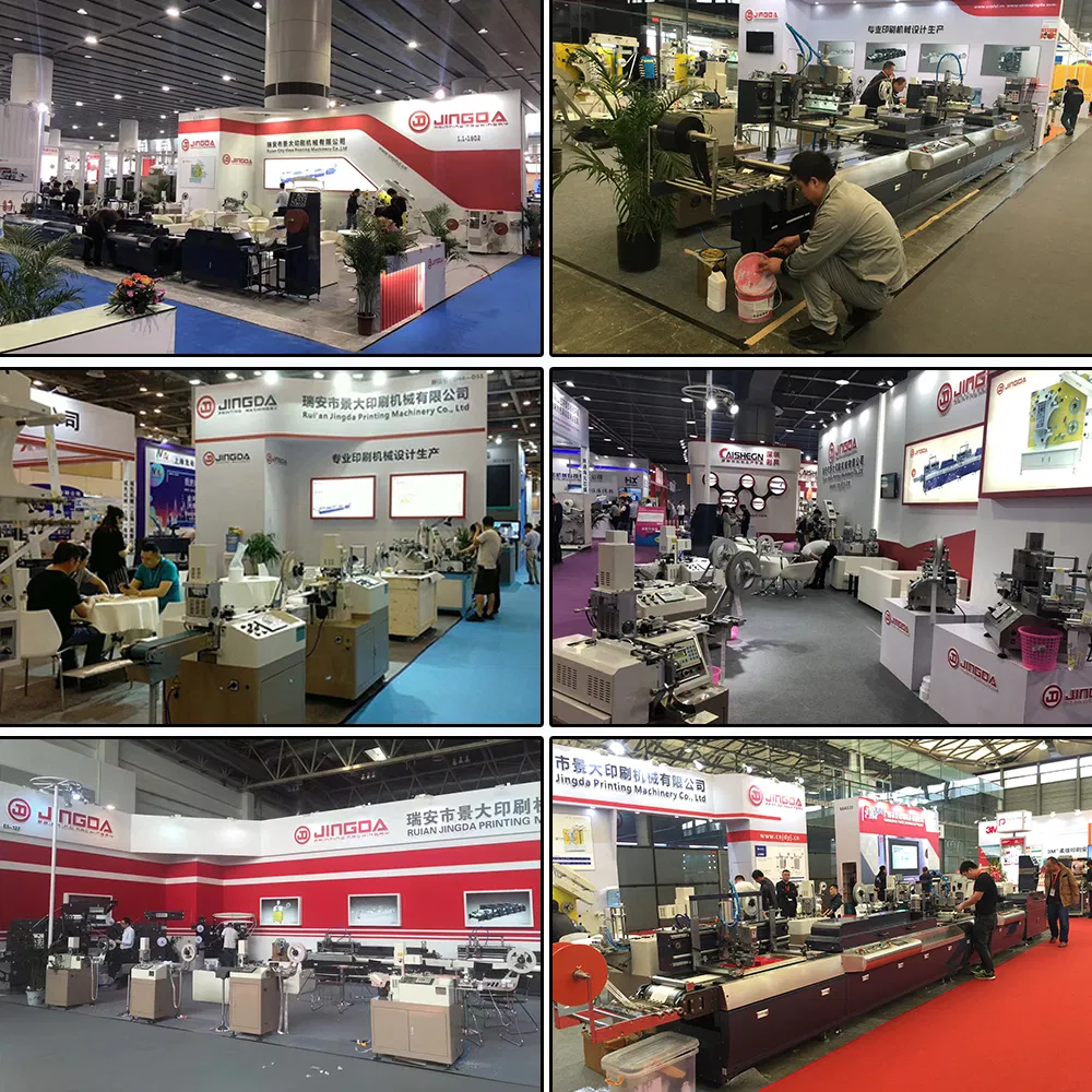 Roll to Roll Mini Size Polyester Satin Ribbon Flexo Printing Machine(JR1221) Automatic Double Side 3 Color Garment Care Label Printing Machine For Nylon Taffeta