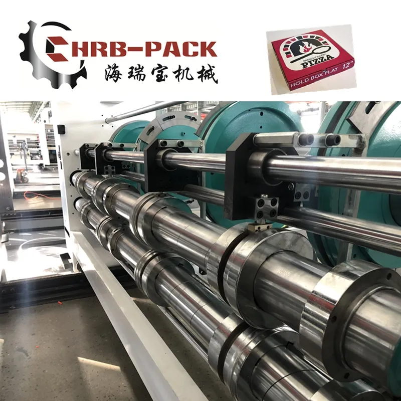 Semi Automatic Printing Slotting Die Cutting Box Machine; Flexo Printing Machine