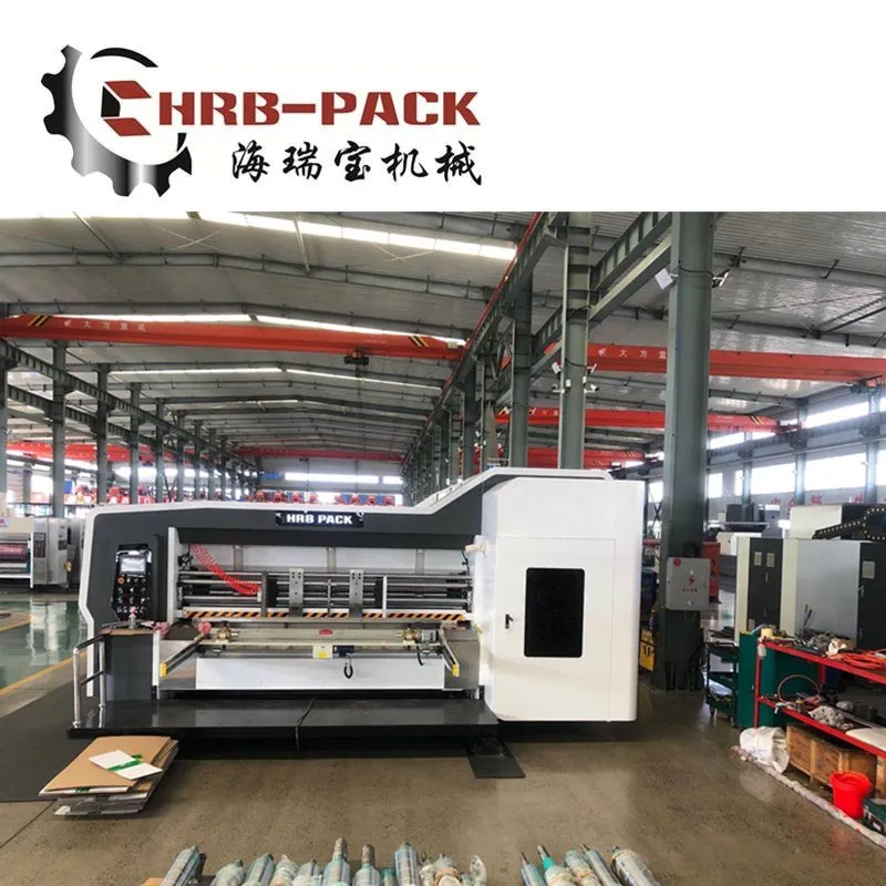 Vacuum Transfer Flexo Printer Fold Gluer Box Inline Machinery; Making Carton Box Machine; Case Maker Line