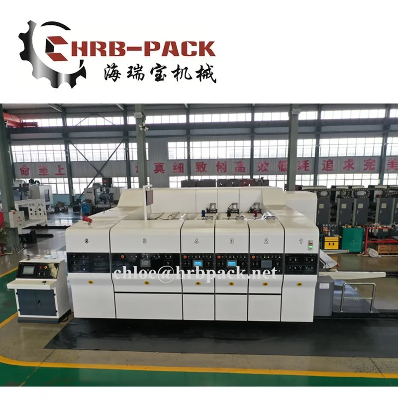 Vacuum Transfer Flexo Printing Slotting Die Cutting Box Machine; HD Printer Slotter Die Cutter Carton Box Machine