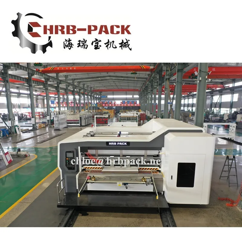 Vacuum Transfer Flexo Printing Slotting Die Cutting Box Machine; HD Printer Slotter Die Cutter Carton Box Machine